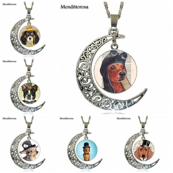 pendant necklaces dog in hat for women choker vintage jewelry silver plated with glass cabochon crescent moon long necklace
pendant necklaces dog in hat for women choker vintage jewelry silver plated with glass cabochon crescent moon long necklace