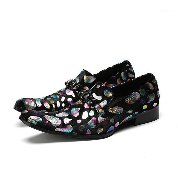 dress shoes personalized stone pattern leather men casual pointed toe printed metal chains fashion wedding dress1, Black
dress shoes personalized stone pattern leather men casual pointed toe printed metal chains fashion wedding dress1, Black