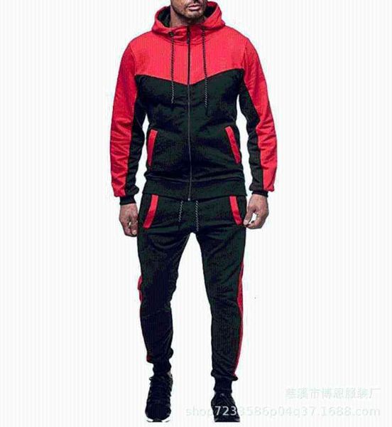 tracksuits mens hooded suits and color matching casual sports suit cardigan set fall winter men sweatshirt clothing, Gray
tracksuits mens hooded suits and color matching casual sports suit cardigan set fall winter men sweatshirt clothing, Gray