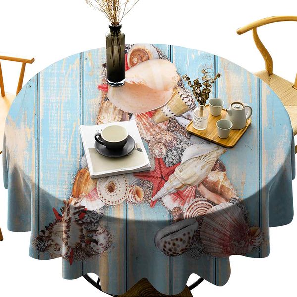 round tablecloth for kitchen dining tableletter a with seashells on pale wooden board invertebrates animal
round tablecloth for kitchen dining tableletter a with seashells on pale wooden board invertebrates animal