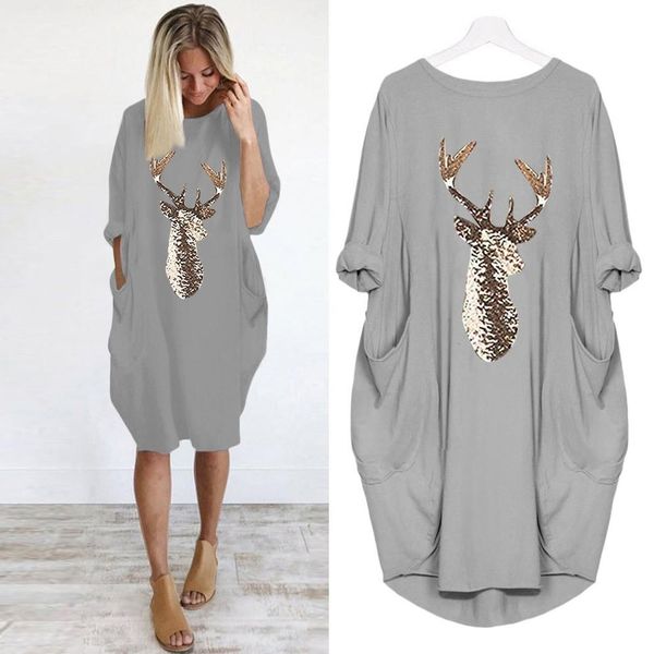 stylish bar women autumn winter dress festival christmas women gold reindeer blouse xmas knee-length dresses plus size 5xl, Black;gray
stylish bar women autumn winter dress festival christmas women gold reindeer blouse xmas knee-length dresses plus size 5xl, Black;gray
