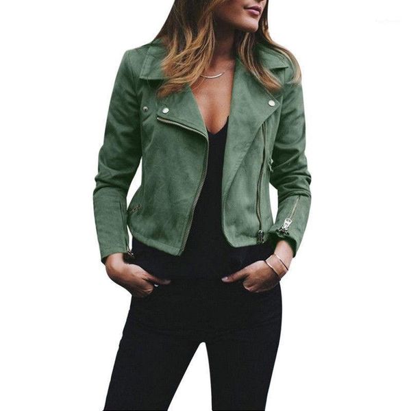 women's jackets motorcycle jacket women casual zipper windbreakers outwear long sleeve coat thin slim fit basic bomber short 8l10391, Black;brown
women's jackets motorcycle jacket women casual zipper windbreakers outwear long sleeve coat thin slim fit basic bomber short 8l10391, Black;brown