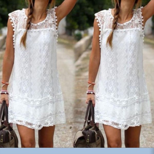 summer simple dress womens lace spliced solid color o neck sleeveless short mini dress floral evening party sundress us, Black;gray
summer simple dress womens lace spliced solid color o neck sleeveless short mini dress floral evening party sundress us, Black;gray