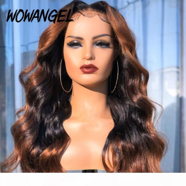 wowangel lace front human wig 13*6 deep part transparent lace brazilian remy ombre colored hair bleached knots 180% density, Black;brown
wowangel lace front human wig 13*6 deep part transparent lace brazilian remy ombre colored hair bleached knots 180% density, Black;brown