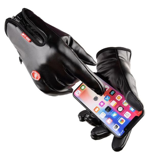 winter outdoor leather gloves for men and women full finger warm and velvet riding waterproof non slip touch screen cotton glove wmtavz, Black
winter outdoor leather gloves for men and women full finger warm and velvet riding waterproof non slip touch screen cotton glove wmtavz, Black