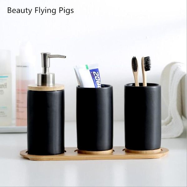bath accessory set wshyufei promotion bathroom ceramics mouth cup toothbrush holder lotion bottle for toothpaste bamboo storage board
bath accessory set wshyufei promotion bathroom ceramics mouth cup toothbrush holder lotion bottle for toothpaste bamboo storage board