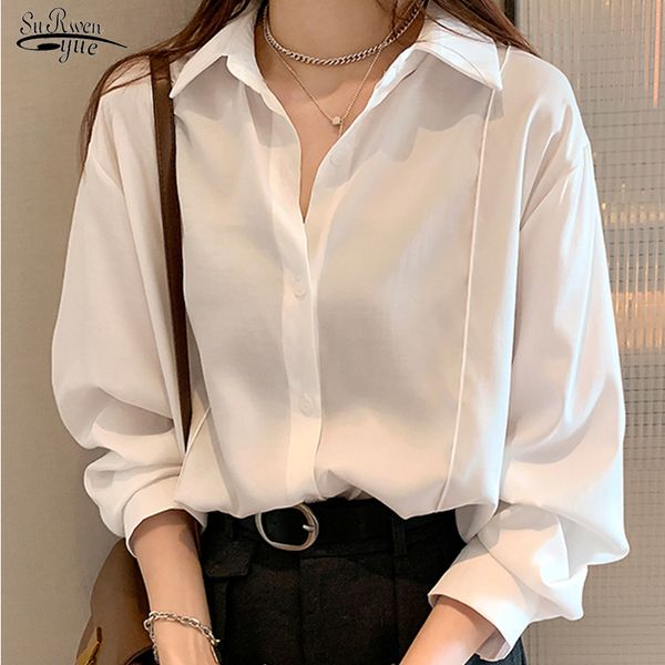 2021 new fashion solid women blouse and office lady puff sleeve button women shirts vintage plus size female clothing 12962, White
2021 new fashion solid women blouse and office lady puff sleeve button women shirts vintage plus size female clothing 12962, White