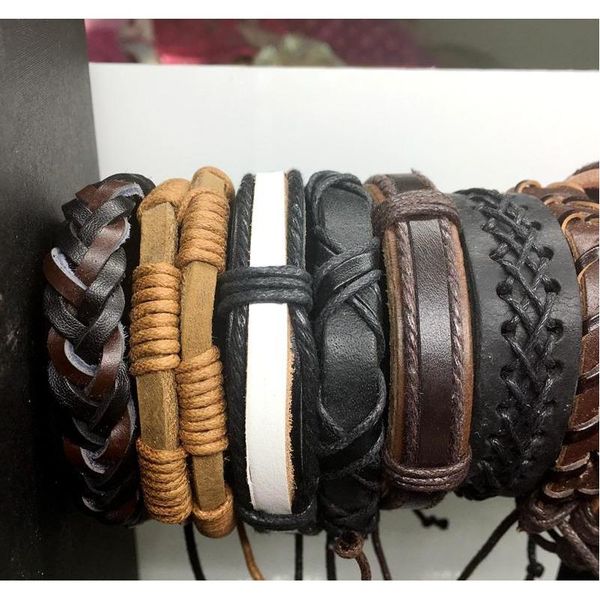100pcs mens womens vintage genuine leather surfer bracelet cuff wristband fashion jewelry gift bracelet mixed style j jllevk bdecoat, Golden;silver
100pcs mens womens vintage genuine leather surfer bracelet cuff wristband fashion jewelry gift bracelet mixed style j jllevk bdecoat, Golden;silver