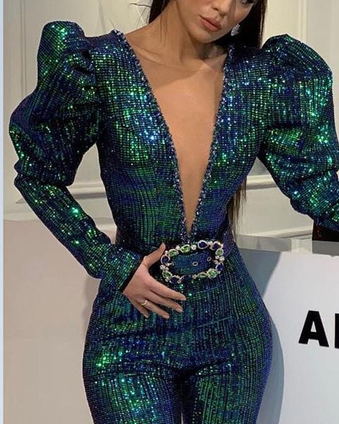 2020 autumn new european and american womens clothing sequined side jumpsuit lace-up trousers jumpsuit two-piece new, Black;white
2020 autumn new european and american womens clothing sequined side jumpsuit lace-up trousers jumpsuit two-piece new, Black;white