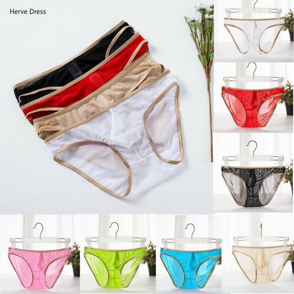 solid high waist casual men's see-through briefs sheer mesh pouch underwear panties lingerie plus size -2xl1, Black;white
solid high waist casual men's see-through briefs sheer mesh pouch underwear panties lingerie plus size -2xl1, Black;white