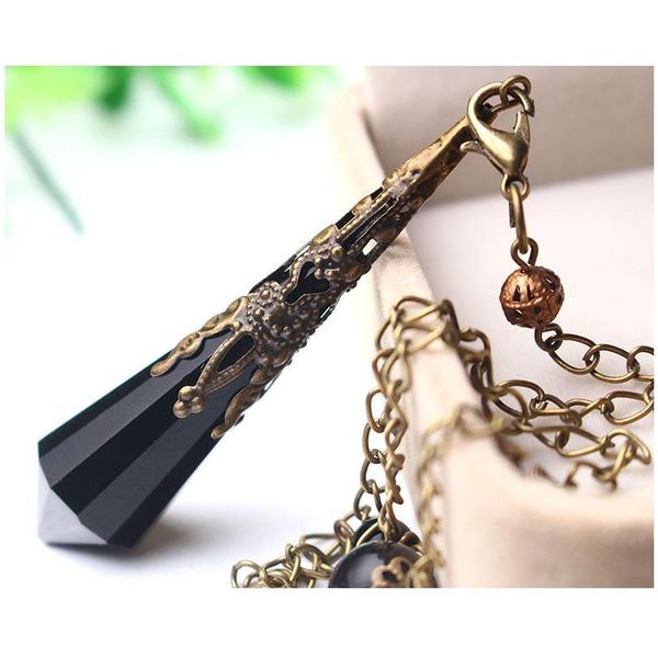 new natural black obsidian pendulums for dowsing reiki chakra healing crystalscharms necklace filigree pendant new qyltns
new natural black obsidian pendulums for dowsing reiki chakra healing crystalscharms necklace filigree pendant new qyltns
