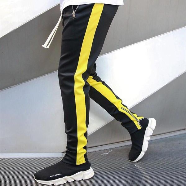 случайные мульти на молнии joggers мужские спортивные полосатые брюки мужские спортивные штаны мужчины мода эластичные талии дышащие брюки, Black
случайные мульти на молнии joggers мужские спортивные полосатые брюки мужские спортивные штаны мужчины мода эластичные талии дышащие брюки, Black