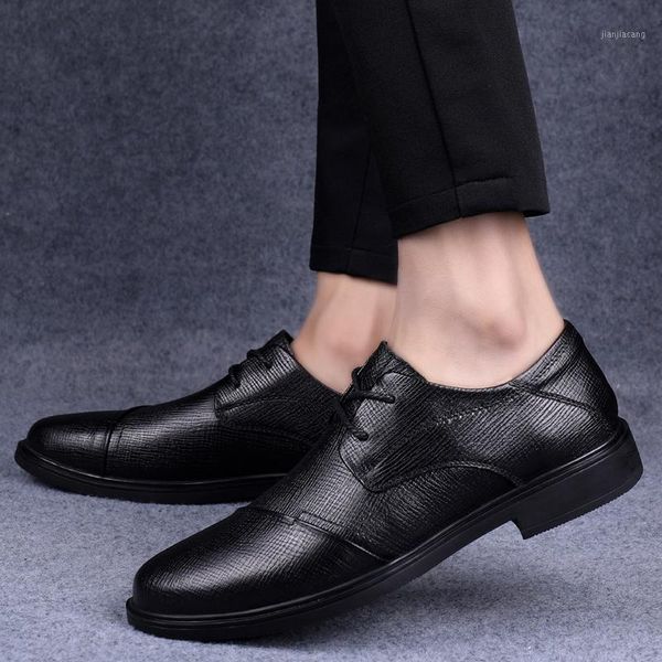 genuine cow leather shoes men dress business shoes anti-slip rubber out sole feet lace up men oxfords dress office1, Black
genuine cow leather shoes men dress business shoes anti-slip rubber out sole feet lace up men oxfords dress office1, Black