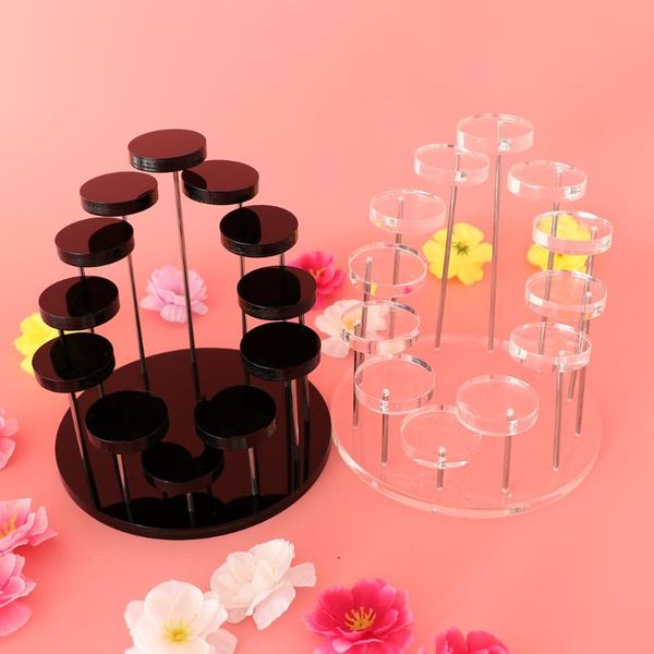 2 pieces acrylic jewelry ring stand display organizer holder turnable tray, Pink;blue
2 pieces acrylic jewelry ring stand display organizer holder turnable tray, Pink;blue