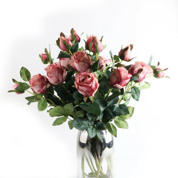 decorative flowers & wreaths fashion artifical rose 1 bouquet 2 heads silk flower home wedding deco living room balcony decoration 5 colors
decorative flowers & wreaths fashion artifical rose 1 bouquet 2 heads silk flower home wedding deco living room balcony decoration 5 colors