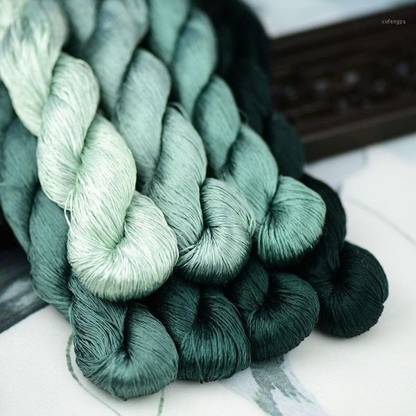 1pcs/400m silk embroidery thread / 100% silk thread /hand embroidery embroider cross stitch/dark cyan/7 gradient color1, Black;white
1pcs/400m silk embroidery thread / 100% silk thread /hand embroidery embroider cross stitch/dark cyan/7 gradient color1, Black;white