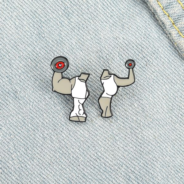 cartoon lovers charm muscle enamel pins popular fashion bronze fitness brooches for lover party gifts lapel pin clothes bags, Gray
cartoon lovers charm muscle enamel pins popular fashion bronze fitness brooches for lover party gifts lapel pin clothes bags, Gray