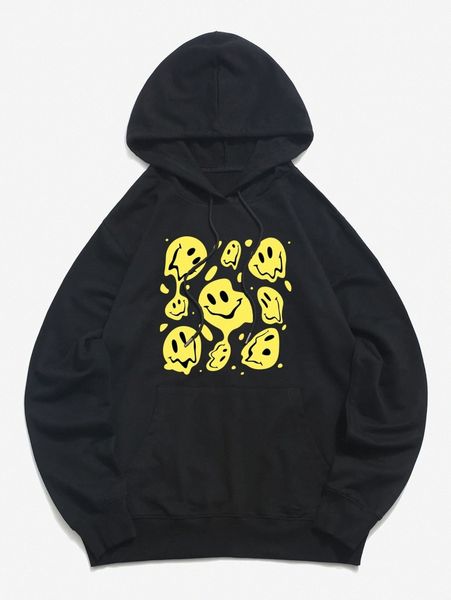 romwe guys smile-face print drawstring hoodie q8yl#, Black
romwe guys smile-face print drawstring hoodie q8yl#, Black