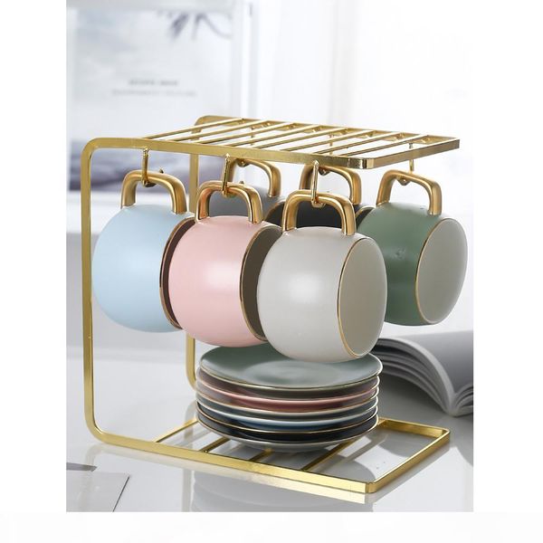 nordic ceramic coffee cup set six-color frosted tea cup set saucer and spoon tea party home office cafe fun gifts cups
nordic ceramic coffee cup set six-color frosted tea cup set saucer and spoon tea party home office cafe fun gifts cups