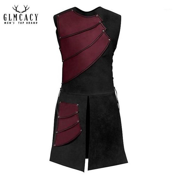 retro men's medieval custome pirate renaissance landlord knight patchwork steampunk victorian sleeveless vest waistcoat1, Black;white
retro men's medieval custome pirate renaissance landlord knight patchwork steampunk victorian sleeveless vest waistcoat1, Black;white