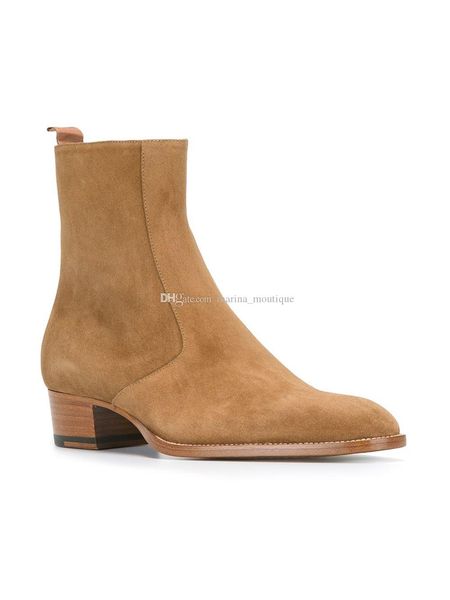 cow suede leather zipper inside boots men western chelse booties winter shoes, Black
cow suede leather zipper inside boots men western chelse booties winter shoes, Black