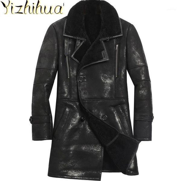 azazel winter genuine leather jacket men sheep shearling jacket mens sheepskin coat 2020 long real fur coat vintage kj22331, Black
azazel winter genuine leather jacket men sheep shearling jacket mens sheepskin coat 2020 long real fur coat vintage kj22331, Black