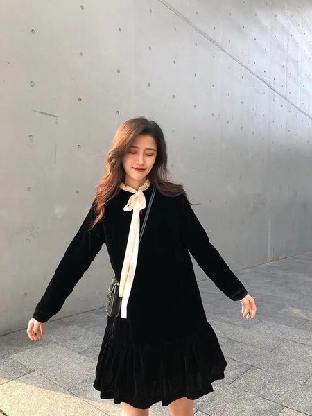 fj2026b-2021 autumn and winter fashion women's small black skirt long sleeve bow dress drop shipping good quality, Black;gray
fj2026b-2021 autumn and winter fashion women's small black skirt long sleeve bow dress drop shipping good quality, Black;gray