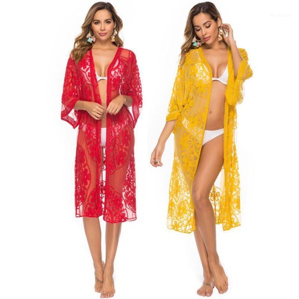 women's swimwear womens floral lace bikini cover ups crochet sheer open front cardigan solid color swimsuit beach midi long kimono1, White;black
women's swimwear womens floral lace bikini cover ups crochet sheer open front cardigan solid color swimsuit beach midi long kimono1, White;black
