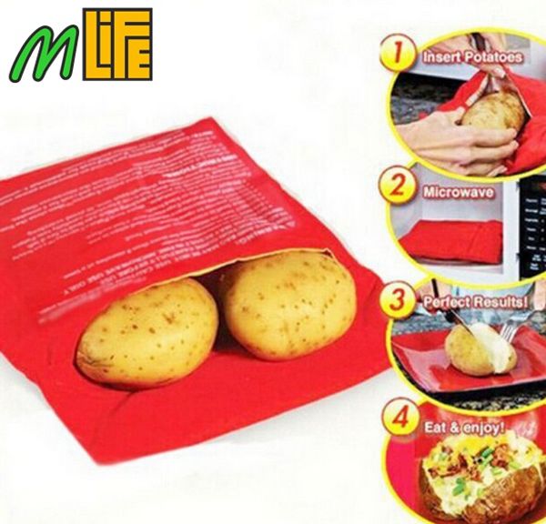 new arrival microwave oven potato baking bag steam pocket(cooks 4 potatoes at once) in 4 minutes fast easy cooking tools
new arrival microwave oven potato baking bag steam pocket(cooks 4 potatoes at once) in 4 minutes fast easy cooking tools