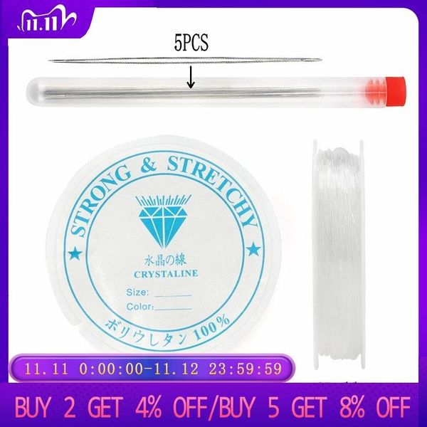 2 rolls elastic thread + 5 шт. большой глаз изогнутые бисеры иглы бусины булавки ювелирные изделия набор установленные ювелирные изделия изг
2 rolls elastic thread + 5 шт. большой глаз изогнутые бисеры иглы бусины булавки ювелирные изделия набор установленные ювелирные изделия изг