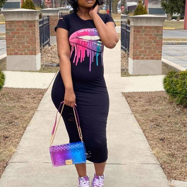 casual women summer dress short sleeve lip print with hole bodycon midi dress drop shipping, Black;gray
casual women summer dress short sleeve lip print with hole bodycon midi dress drop shipping, Black;gray