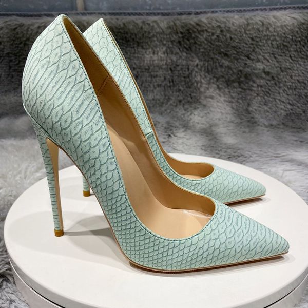 2021 new fashion green blue leather python snake heels 12cm women lady pointed toe party high heeled wedding shoes, Black
2021 new fashion green blue leather python snake heels 12cm women lady pointed toe party high heeled wedding shoes, Black
