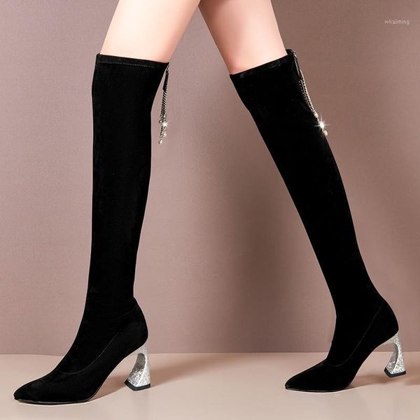 boots high heels women over the knee black thigh winter thick heel long botas para mujer 20211
boots high heels women over the knee black thigh winter thick heel long botas para mujer 20211
