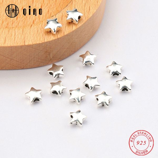 5.6mm 10pcs 925 sterling silver loose spacer silver star beads exquisite pentagram beads bracelet necklace jewelry making diy
5.6mm 10pcs 925 sterling silver loose spacer silver star beads exquisite pentagram beads bracelet necklace jewelry making diy