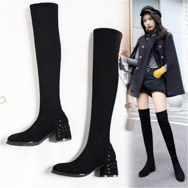 autumn 2021 new toe toe-pointing boots thin section high female shoes fashion size black 35-40 i0tt
autumn 2021 new toe toe-pointing boots thin section high female shoes fashion size black 35-40 i0tt