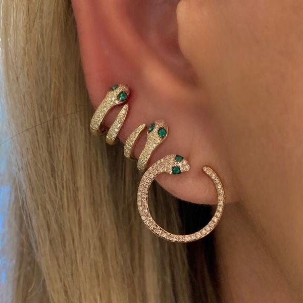 flola crystal snake stud earrings for women cubic zirconia snake earrings new style cz cute animal trendy jewelry gifts ersu98, Golden;silver
flola crystal snake stud earrings for women cubic zirconia snake earrings new style cz cute animal trendy jewelry gifts ersu98, Golden;silver