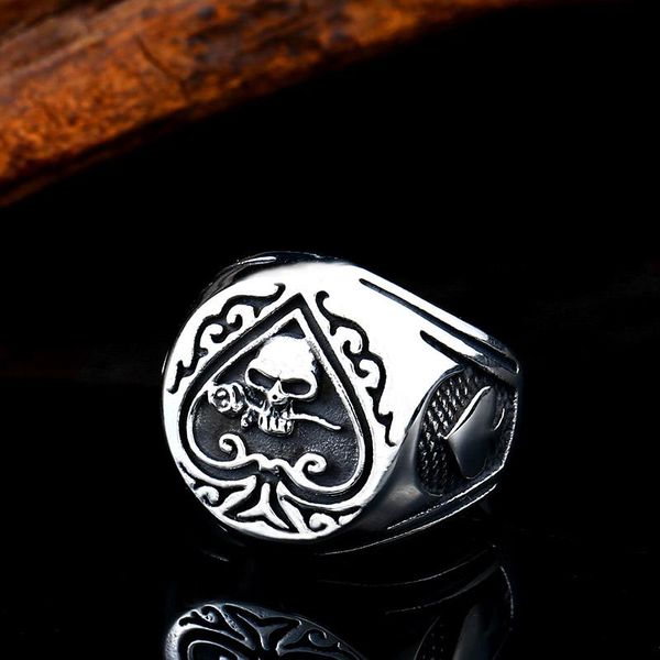 beier drop shipping skull bite rose poker design ring stainless steel gothic personality men punk rock jewelry gift br8 603 wmtrfr, Bronze;silver
beier drop shipping skull bite rose poker design ring stainless steel gothic personality men punk rock jewelry gift br8 603 wmtrfr, Bronze;silver