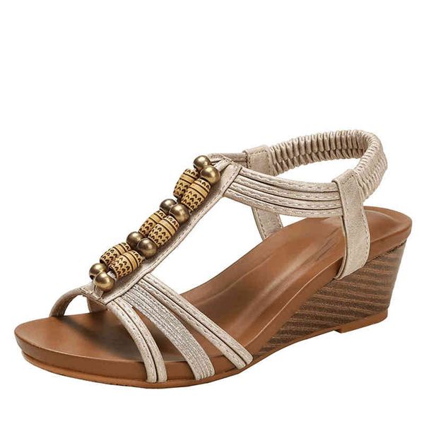 national style slopesummer middle heel, Black
national style slopesummer middle heel, Black