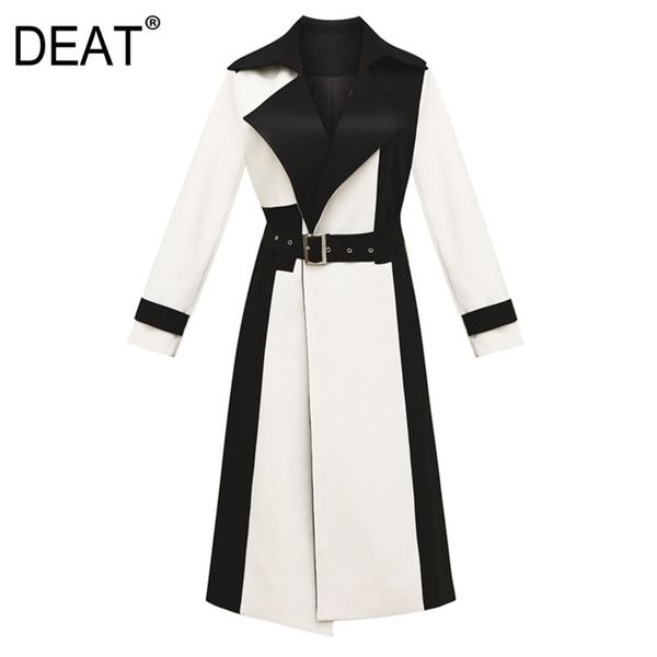 deat woolen coat women long length with sashes slim lapel collar hit color high street slim autumn fashion tide am617 201218, Black
deat woolen coat women long length with sashes slim lapel collar hit color high street slim autumn fashion tide am617 201218, Black