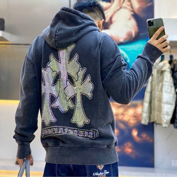 autumn outlet winter crosin diamond cross sanskrit letter casual fashion loose hooded versatile men's and women's uniform, Black
autumn outlet winter crosin diamond cross sanskrit letter casual fashion loose hooded versatile men's and women's uniform, Black