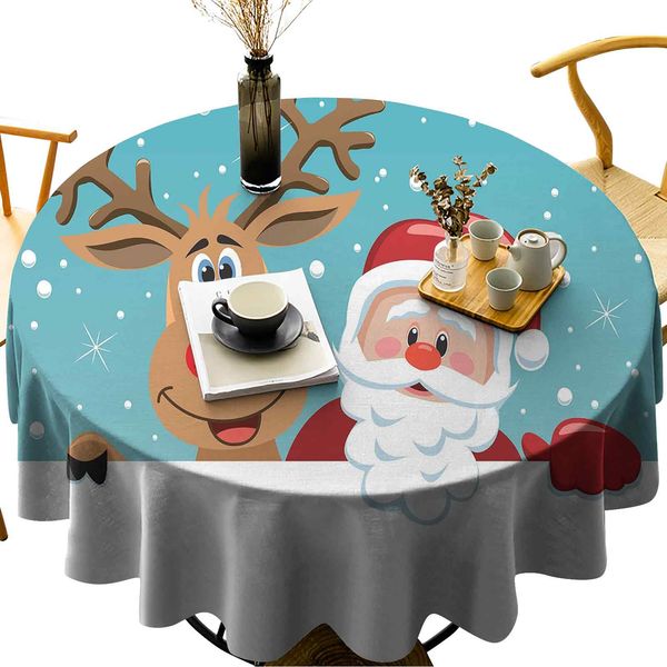 водонепроницаемый / доказательство от нефтепродуктов / изящный круглый стол круглый стол милый рудольф оленей и санта-клаус приветствуют нов
водонепроницаемый / доказательство от нефтепродуктов / изящный круглый стол круглый стол милый рудольф оленей и санта-клаус приветствуют нов