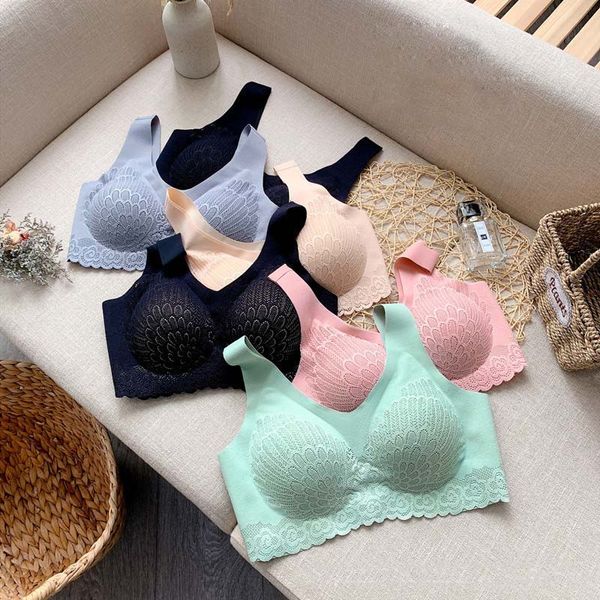 women bra latex bra for woman lingeries wireless vest type collection bra with thin lace sports lingerie, Red;black
women bra latex bra for woman lingeries wireless vest type collection bra with thin lace sports lingerie, Red;black