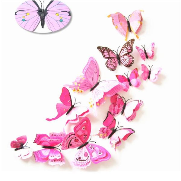 12pcs multicolor double layer wings 3d butterfly wall sticker magnet pvc butterflies party kids bedroom fridge decor jllrer
12pcs multicolor double layer wings 3d butterfly wall sticker magnet pvc butterflies party kids bedroom fridge decor jllrer