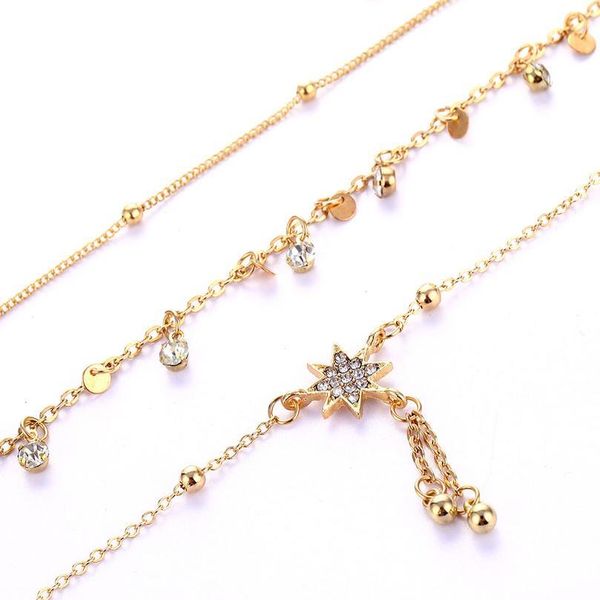 iparam vintage multilayer crystal pendant anklet bohemian geometric star tassel beach anklet 2020 summer fashion beach qylduj, Red;blue
iparam vintage multilayer crystal pendant anklet bohemian geometric star tassel beach anklet 2020 summer fashion beach qylduj, Red;blue