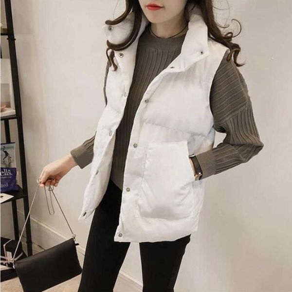 women's down & parkas women oversize jacket thicken warm vest 4xl female sleeveless waistcoat arrival fashion cotton coat outwear, Black
women's down & parkas women oversize jacket thicken warm vest 4xl female sleeveless waistcoat arrival fashion cotton coat outwear, Black