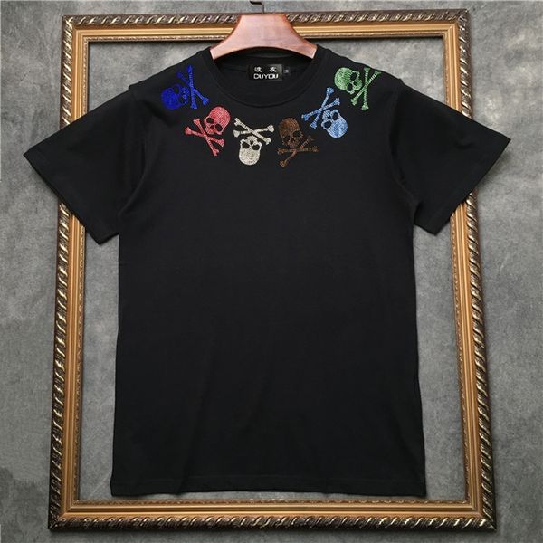 men's short-sleeved t-shirt rhinestone color skull women shirts|streetwear 2191001559 u25u, White;black
men's short-sleeved t-shirt rhinestone color skull women shirts|streetwear 2191001559 u25u, White;black