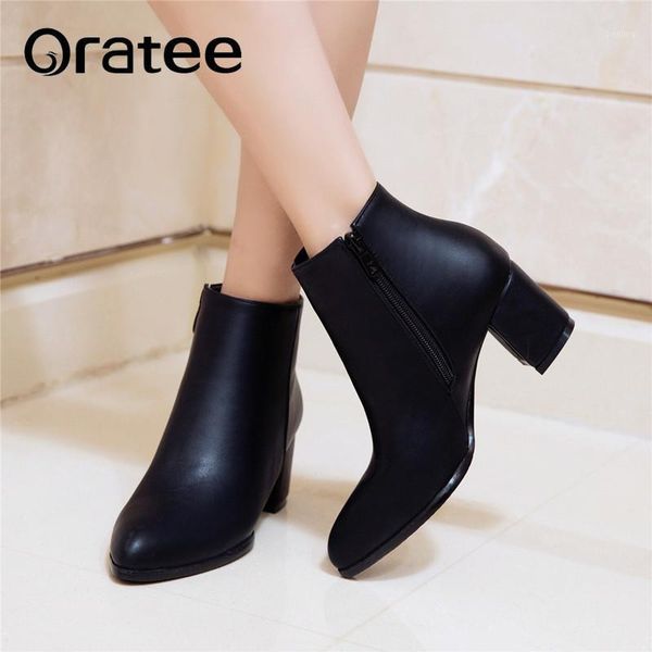 new fashion women buckle ankle boots casual zip pointed toe thick high heels simple party solid shoes woman black1, Black
new fashion women buckle ankle boots casual zip pointed toe thick high heels simple party solid shoes woman black1, Black