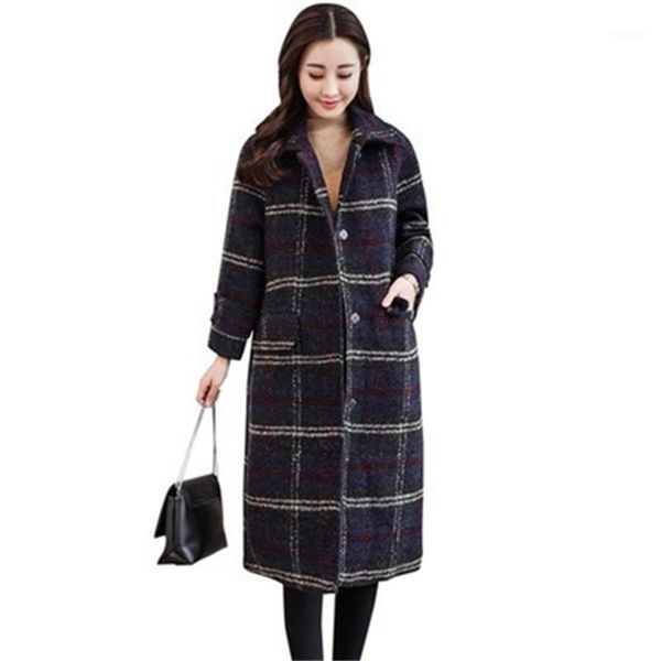 loose 2020 winter autumn coat women jacket and casual lattice single-breasted long plaid coat1, Black
loose 2020 winter autumn coat women jacket and casual lattice single-breasted long plaid coat1, Black