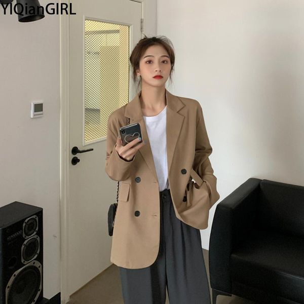 autumn thin loose ladies blazer double-breasted blazer coat fashionable slim long-sleeved elegant, White;black
autumn thin loose ladies blazer double-breasted blazer coat fashionable slim long-sleeved elegant, White;black