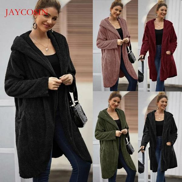 jaycosin women jacket fashion long sleeve hooded coat female winter warm solid color coat jacket pocket cardigan feminino #i19, Black
jaycosin women jacket fashion long sleeve hooded coat female winter warm solid color coat jacket pocket cardigan feminino #i19, Black